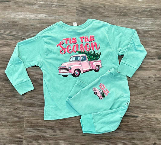 Toddler Pink Christmas truck