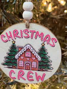 3” Christmas Ornaments WITH bow