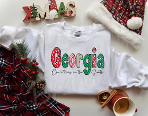 2XL Georgia Christmas sweatshirt