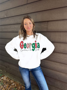 Georgia Christmas sweatshirt