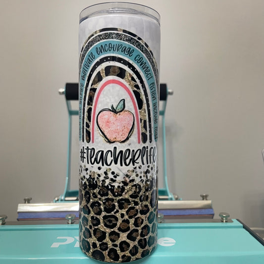 Wild Cheetah Teacher Tumbler