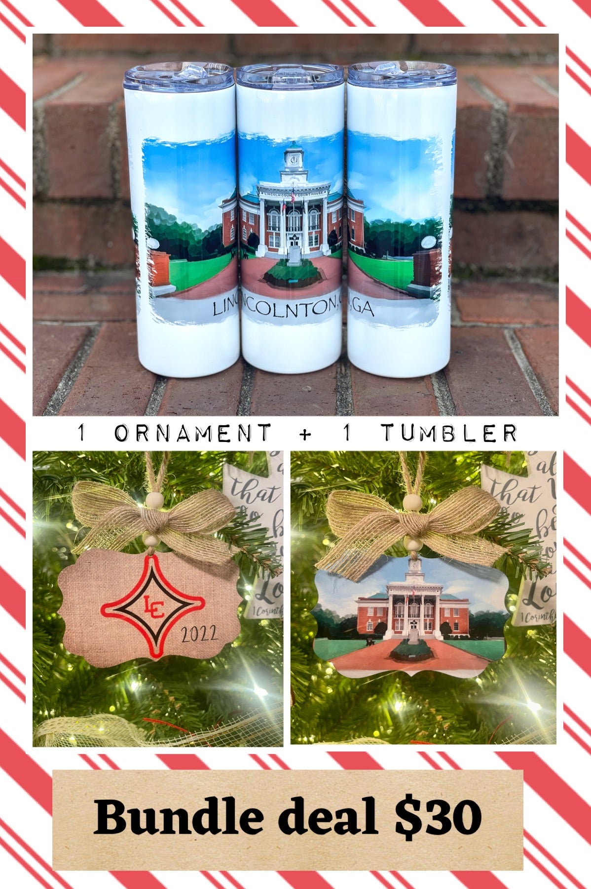 LC ornament + Courthouse Tumbler Bundle